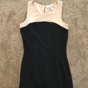 Form fitting knee length dress
